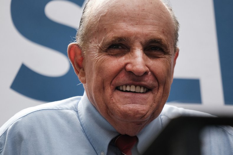 Former New York Mayor Rudy Giuliani 