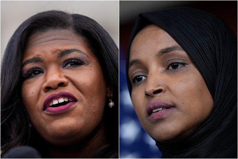 Composite Image Shows Bush and Omar