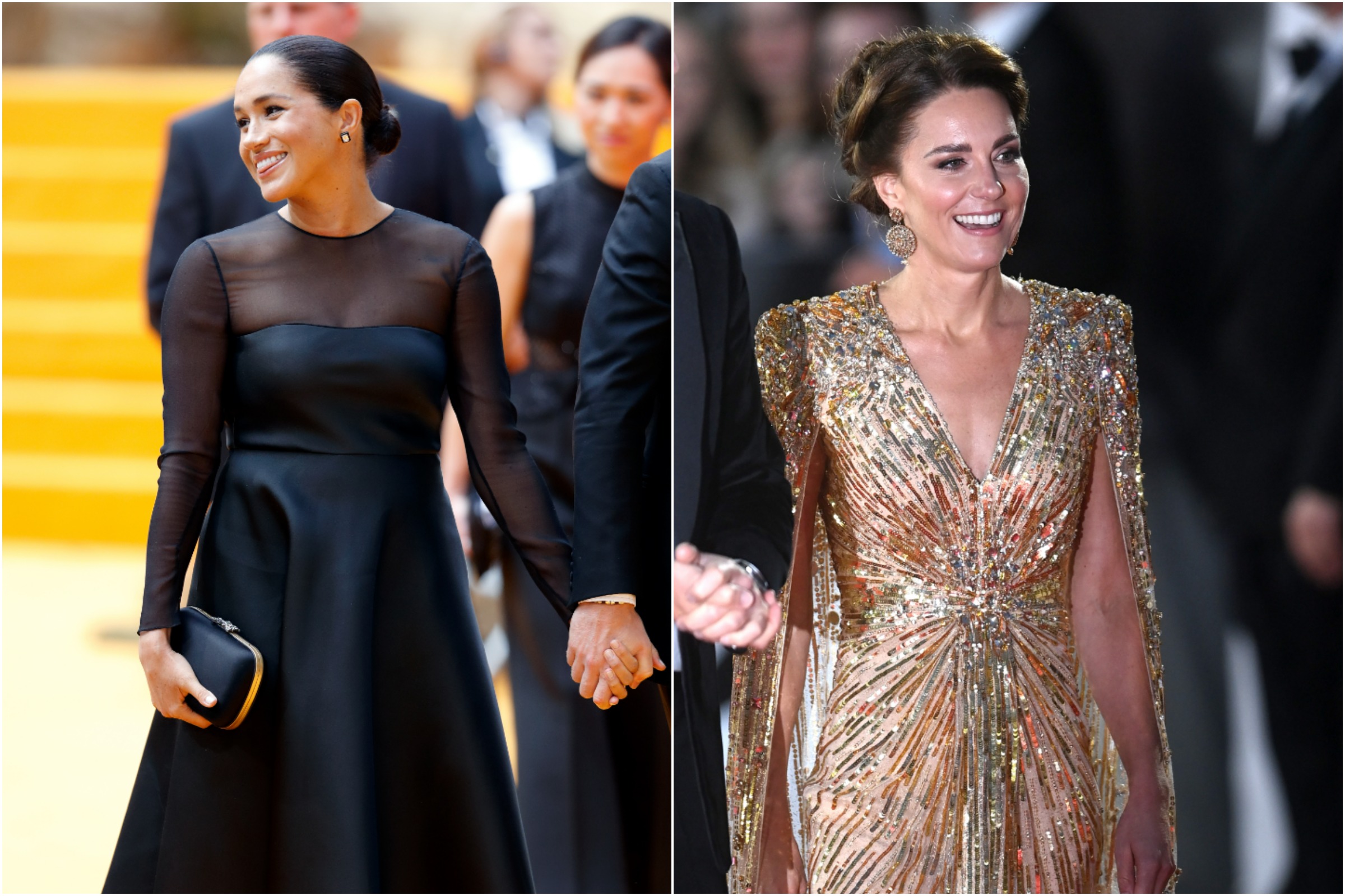 Meghan Markle and Kate Middleton s Most Dazzling Evening Dresses