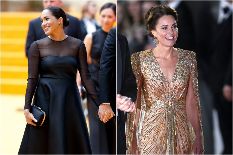 Meghan Markle Kate Middleton Movie Premieres