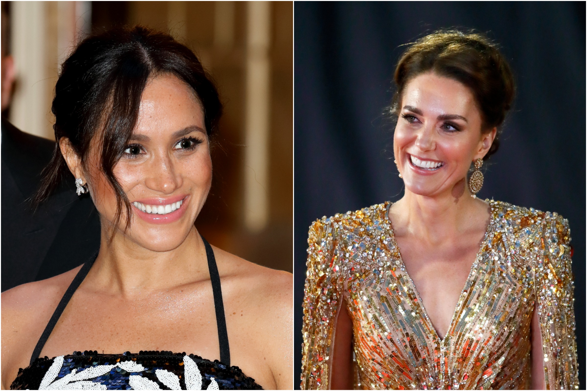 Meghan Markle and Kate Middleton s Most Dazzling Evening Dresses