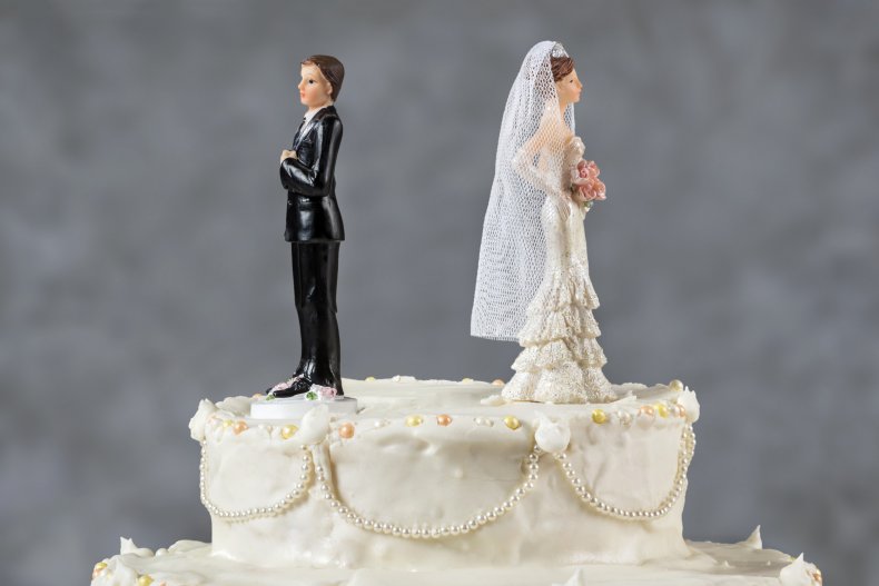 File photo of a wedding cake.
