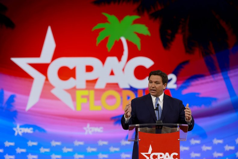 Florida Gov. Ron DeSantis speaks at the