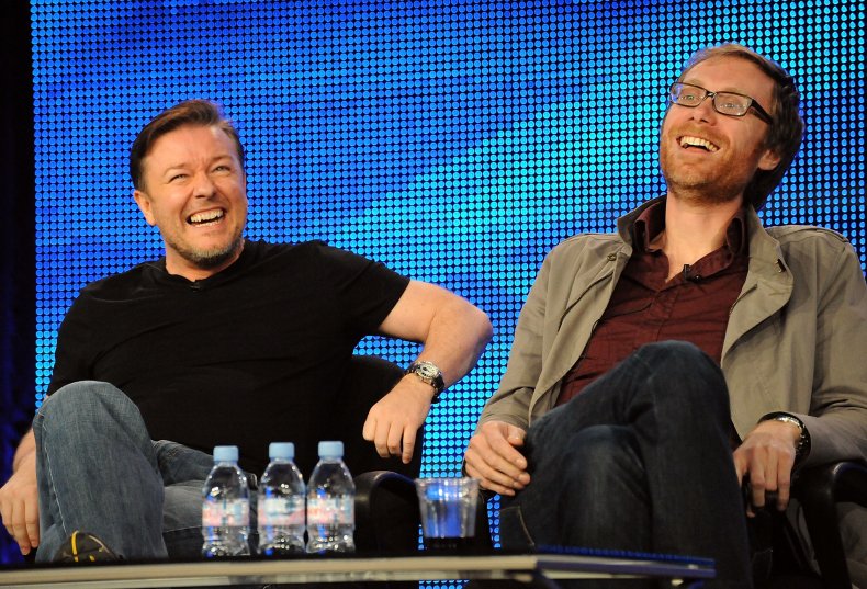 Ricky Gervais and Stephen Merchant