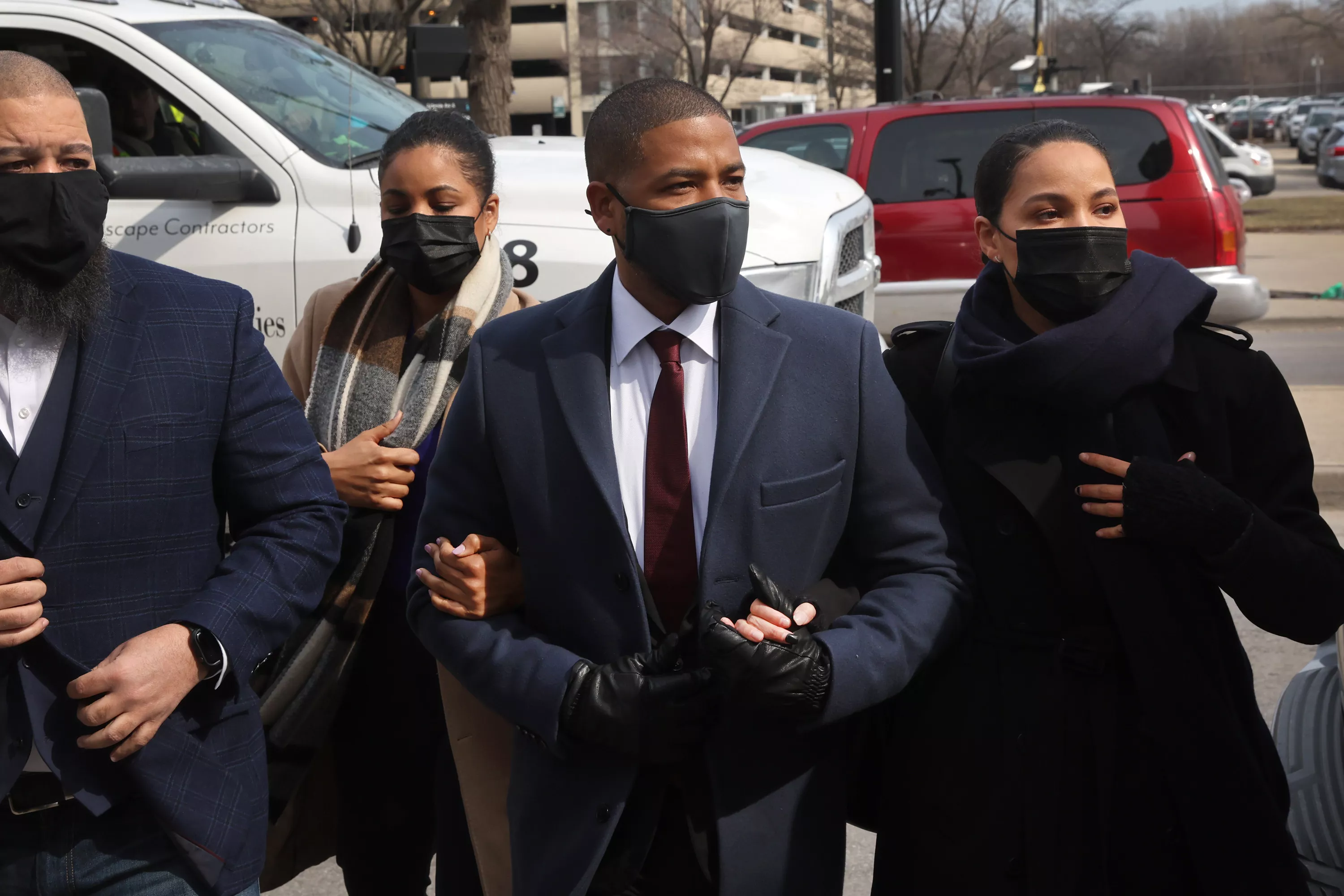 Jussie Smollett Court Arrival Prompts Entourage, Media Member Skirmish - Vimarsana News