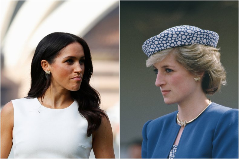 Meghan Markle and Princess Diana Earrings