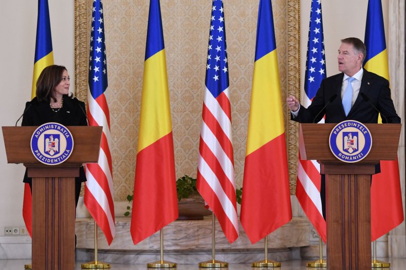 Harris in Romania