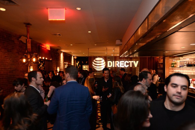 AT&T DirectTV Logo Displayed