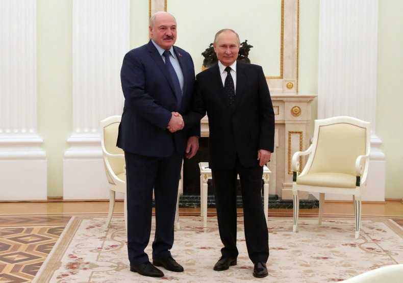 Belarus Russia Lukashenko Putin Ukraine Pentagon Invasion
