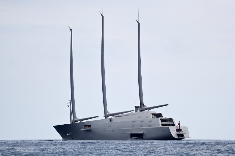 Sailing Yacht A owned by Andrey Melnichenko
