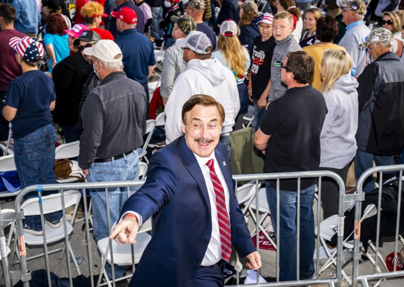 Mike Lindell at Trump event