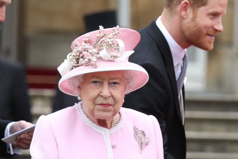 Queen, Prince Harry Attend Garden Party