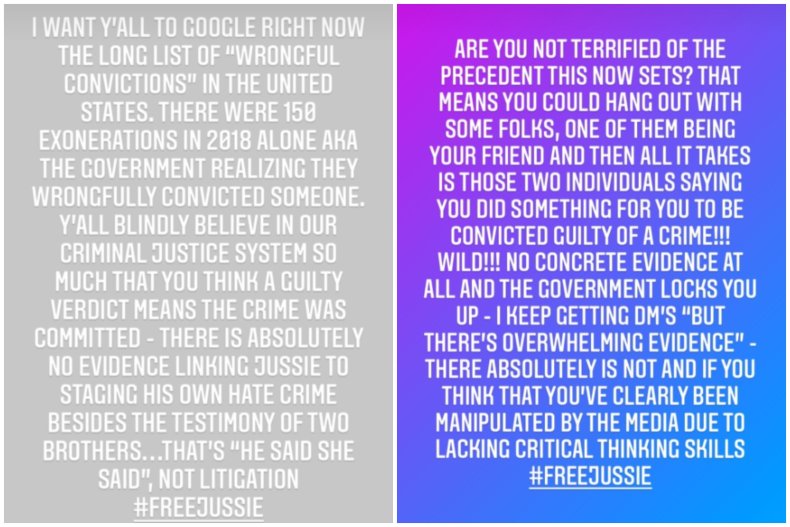 Jocqui Smollett's Instagram posts