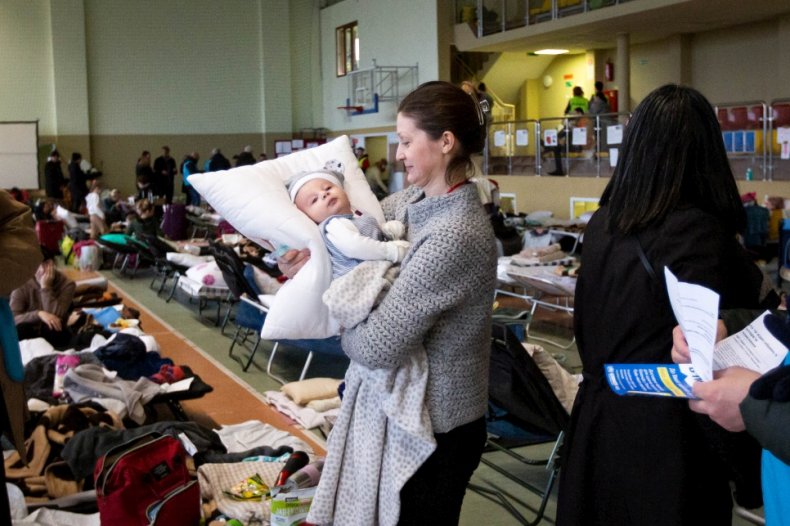 Medyka refugee center