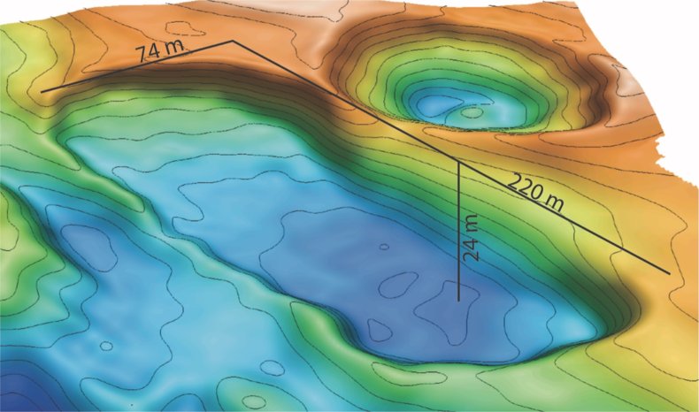 arctic sinkhole