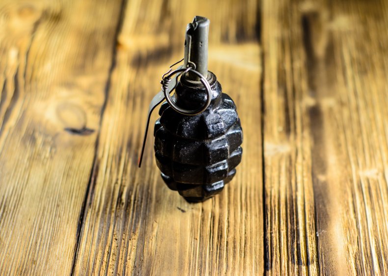 File photo of a grenade.