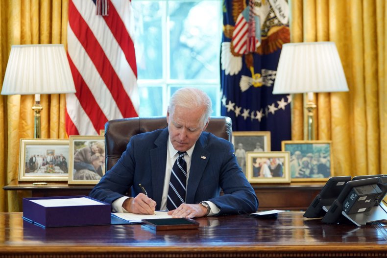 President Joe Biden signs ARP
