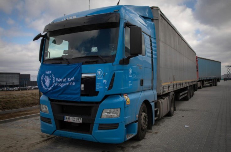 World Food Program truck