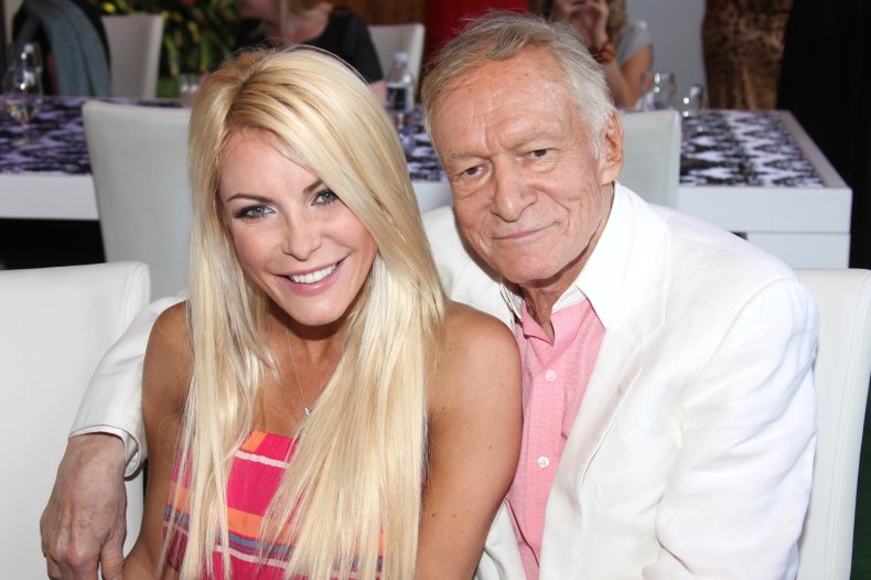 Hugh Hefner and Crystal Hefner