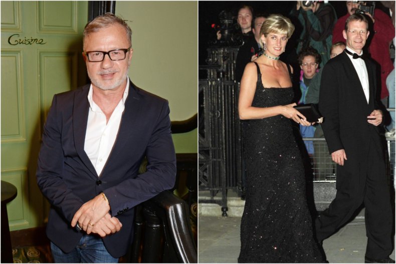Princess Diana and Jacques Azagury
