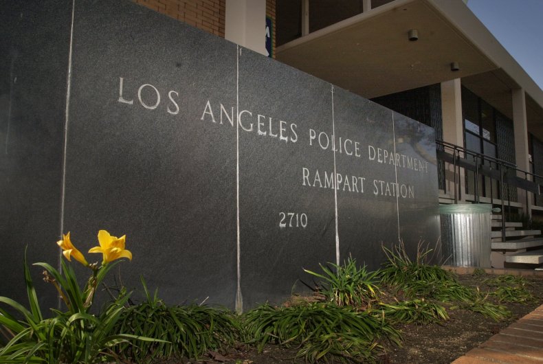 lapd footage tackle baby