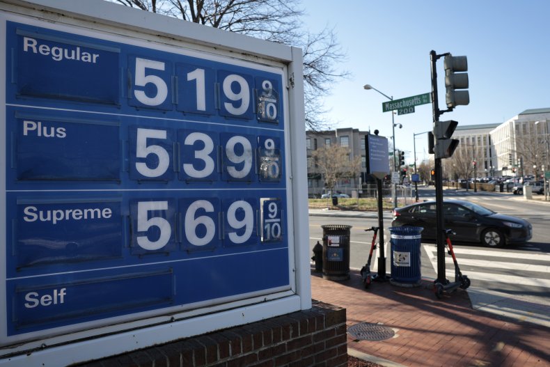 Gas prices West Coast U.S.
