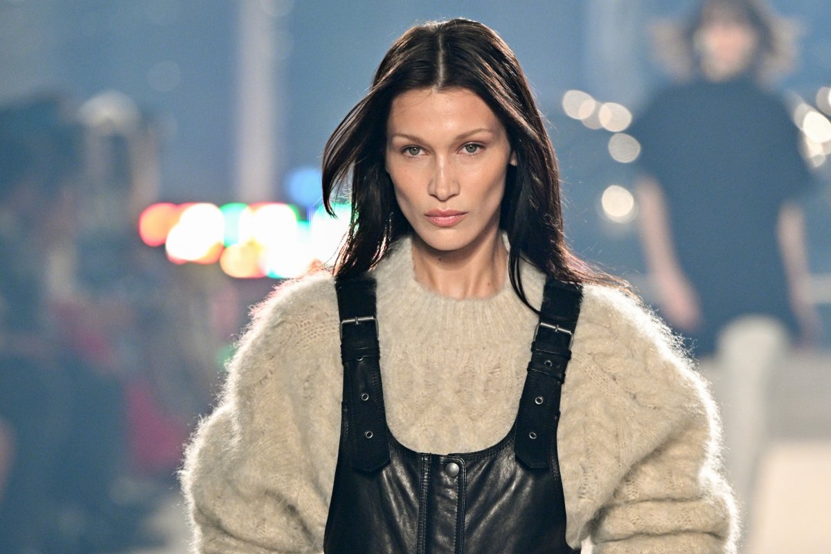 Bella Hadid is Rocking the No-Brush Wave Look and We're Here For It