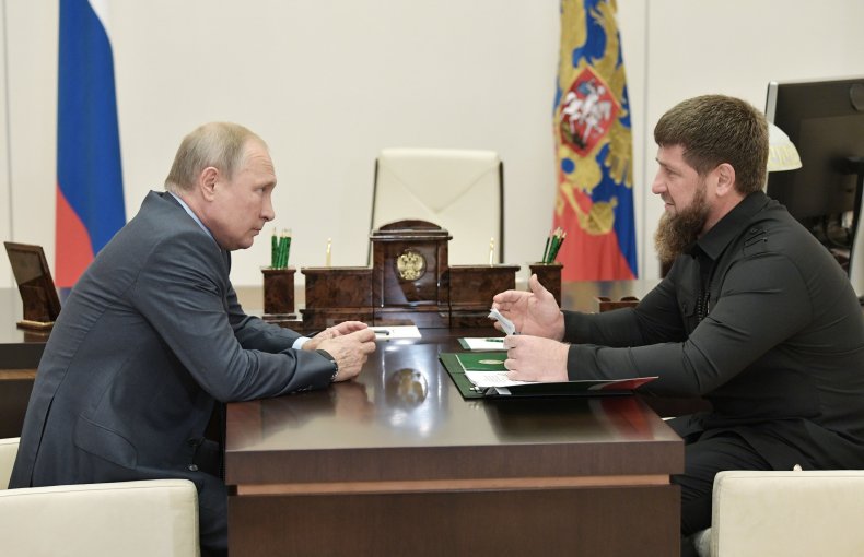 Vladimir Putin and Ramzan Kadyrov