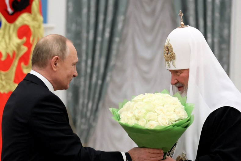 Vladimir Putin and Patriarch Kirill