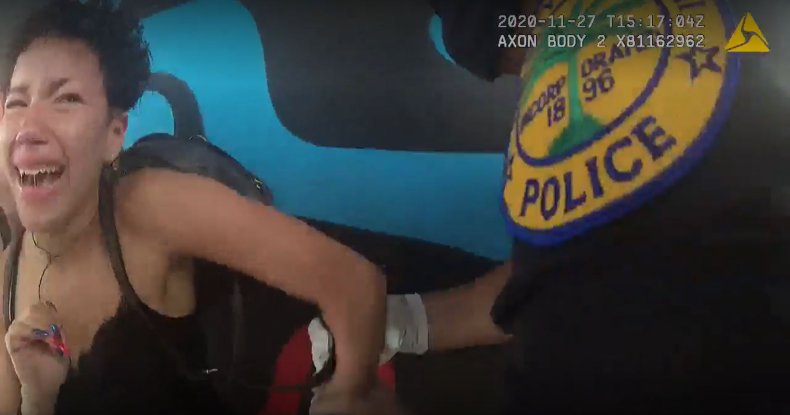 Bodycam footage of Julissa Burgos’ arrest.