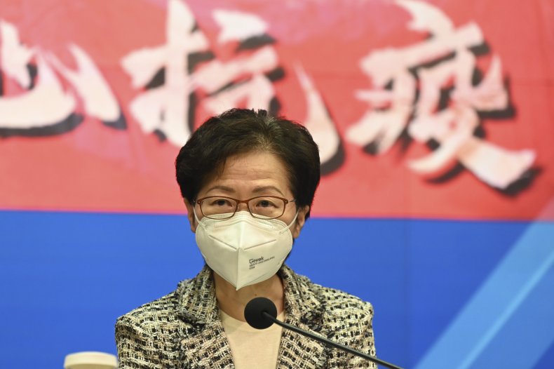Chine exectutive Carrie Lam 