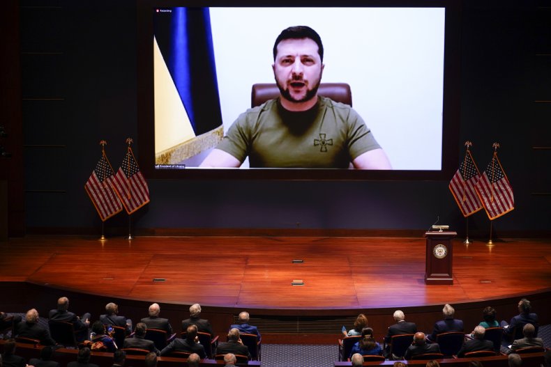 Volodymyr Zelensky Addresses Congress