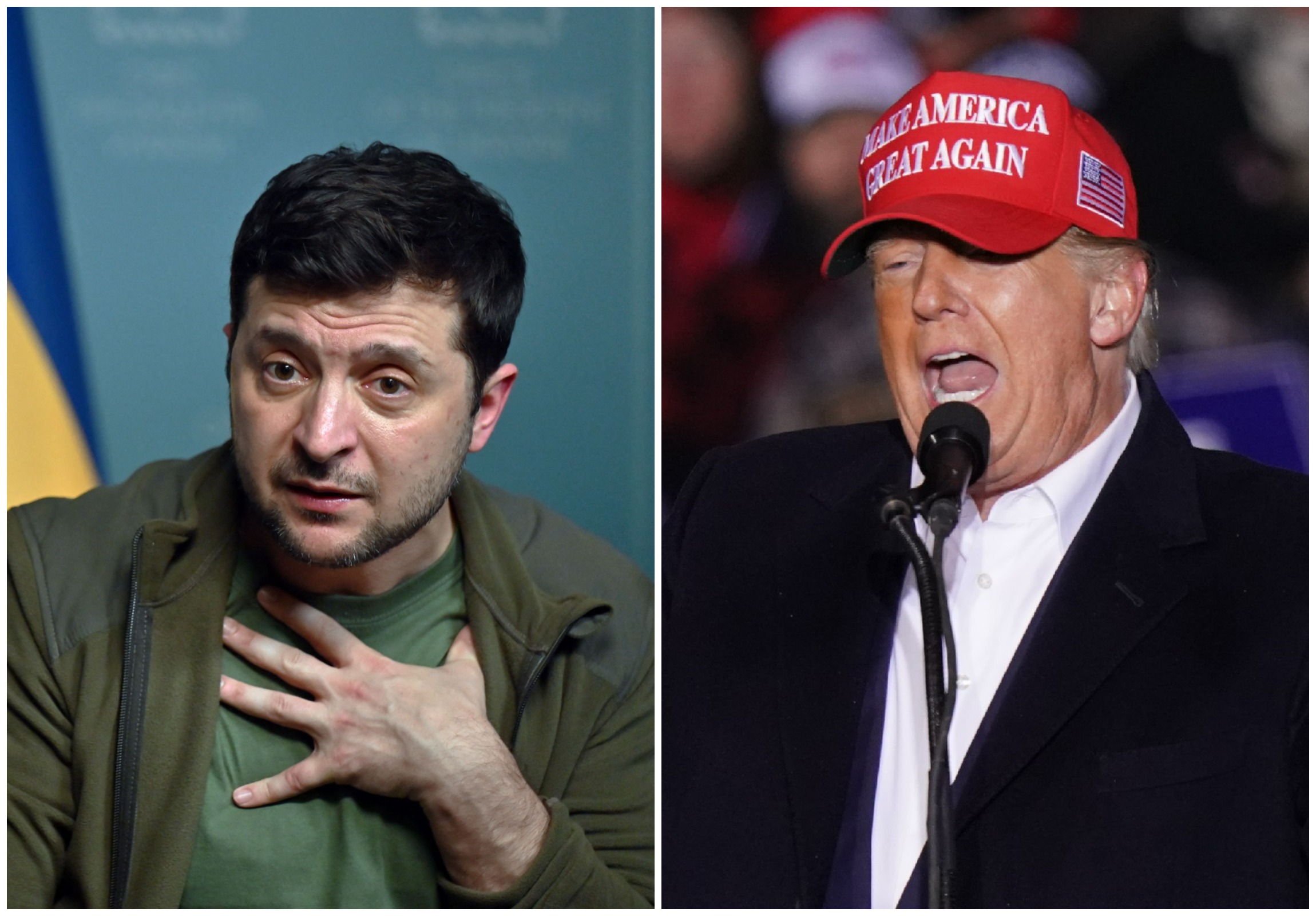 As Zelensky Pleads to Biden, Trump Rails Against 'Delinquent' NATO Nations