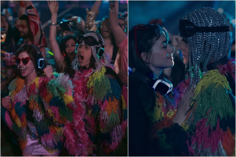 Anne Hathaway and Jared Leto WeCrashed party