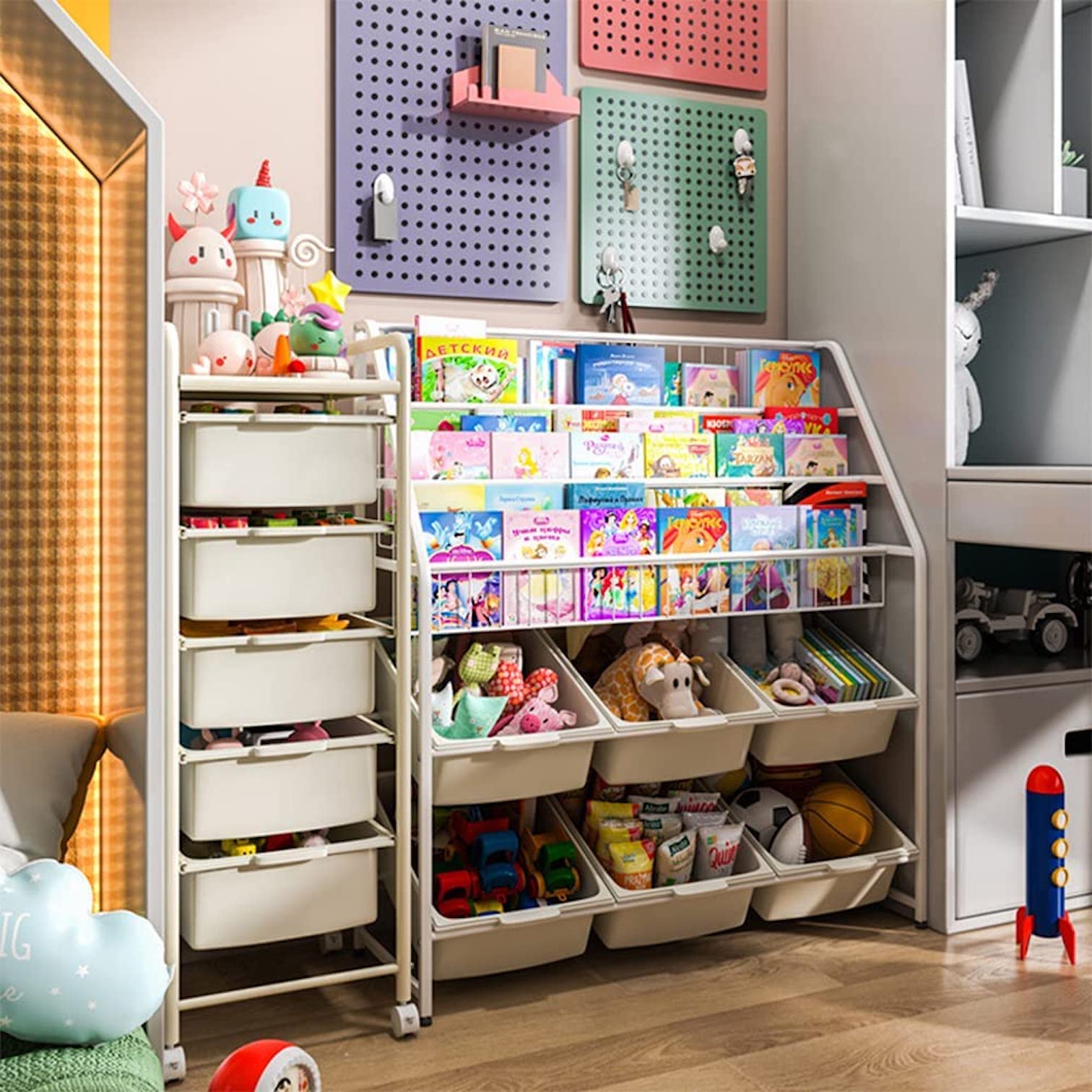 15 stylish toy storage solutions : embrace the mess!