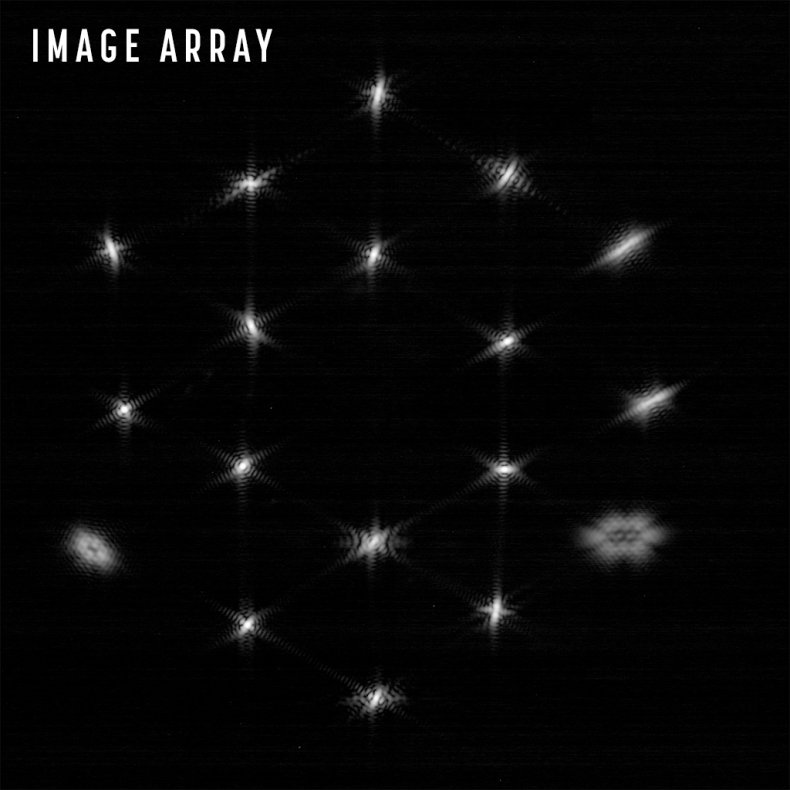James Webb star alignment image