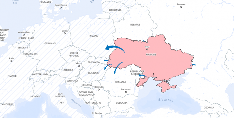 Refugee map
