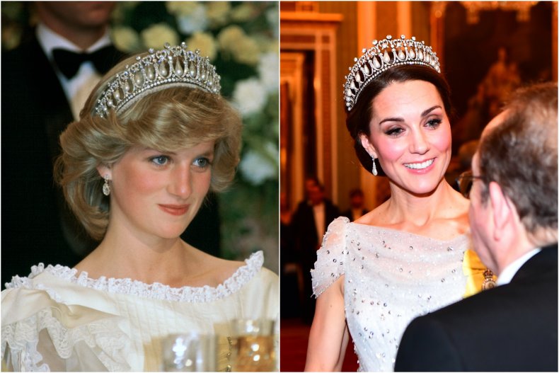 Princess Diana and Kate Middleton Tiara