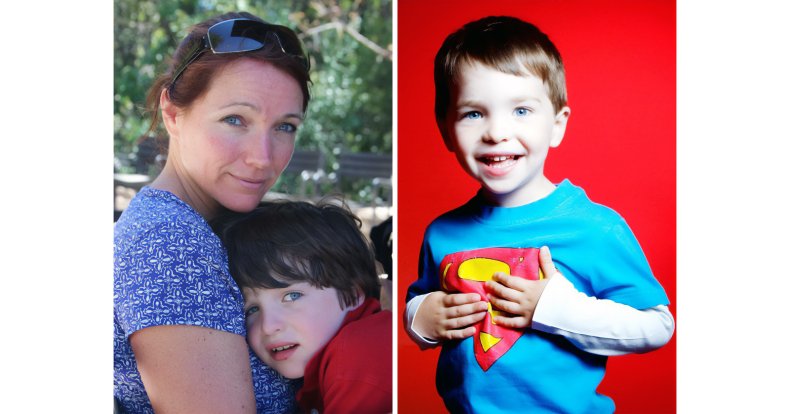 Nicole Hockley and her son Dylan 