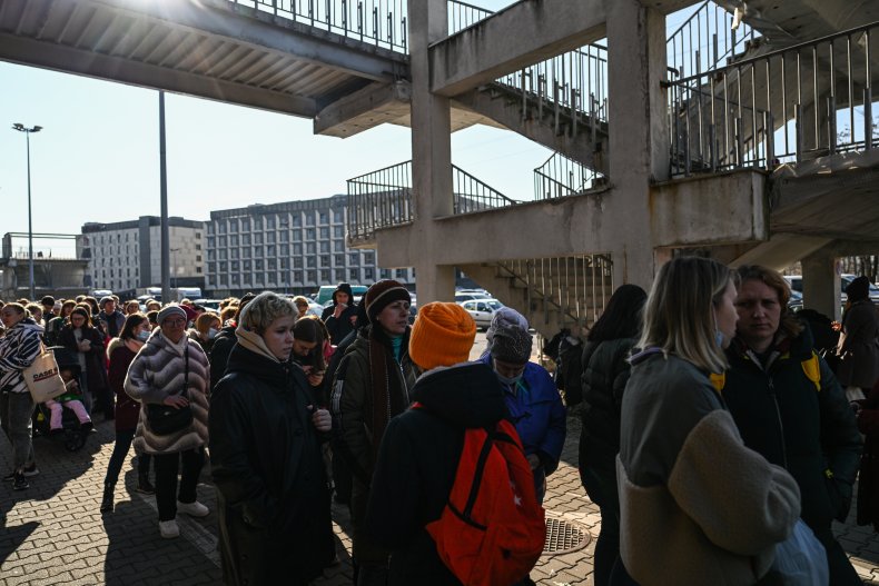 Ukrainian refugees in Poland
