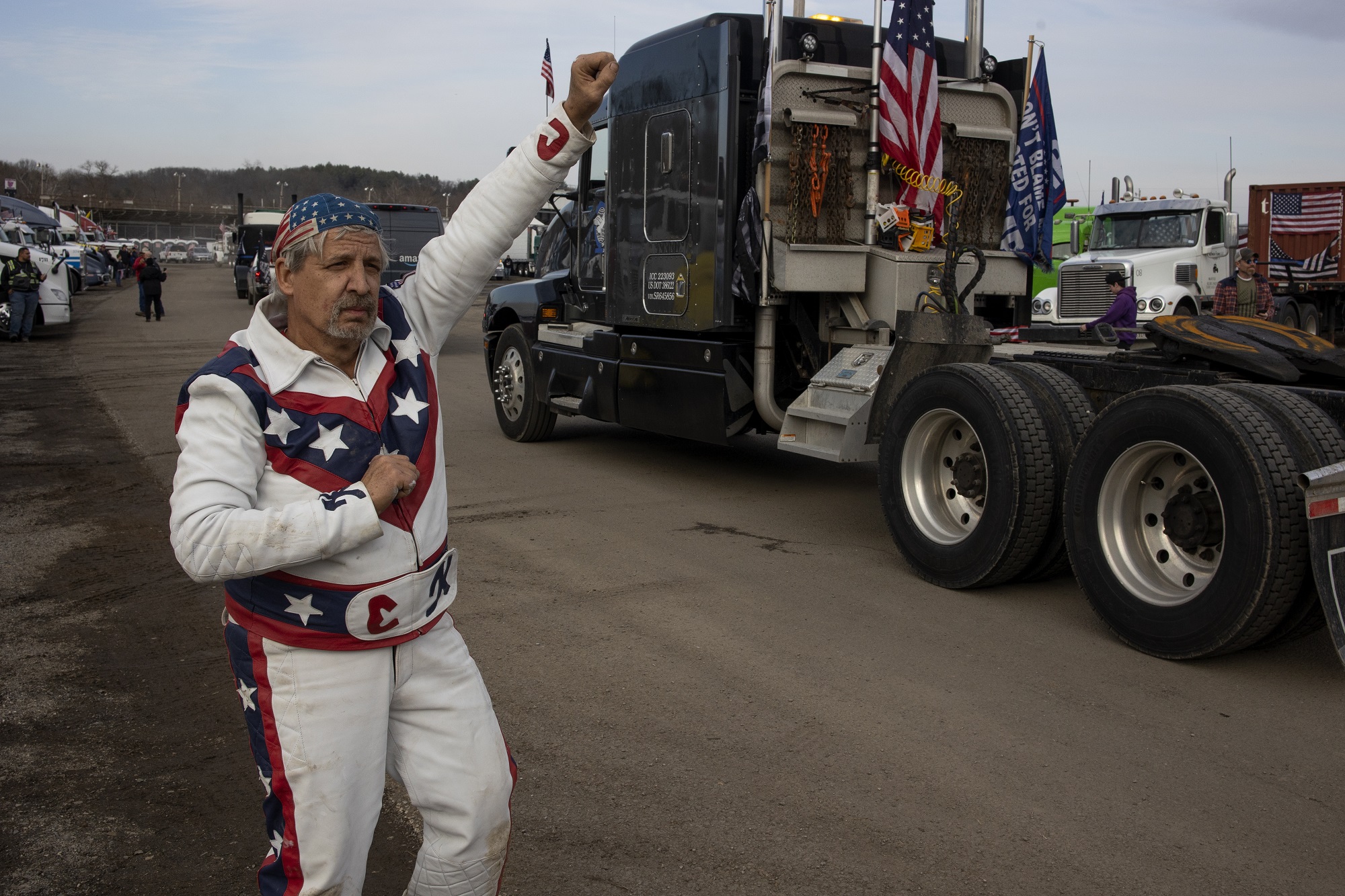 Trucker Convoy Participant Wants to Tar and Feather Members of Congress