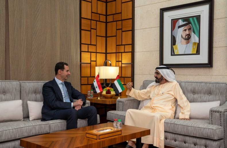 Syria, Assad, UAE, Sheikh, Mohammed, Dubai