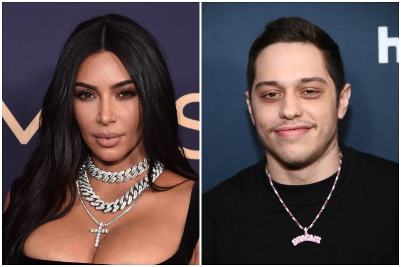 Kim Kardashian and Pete Davidson
