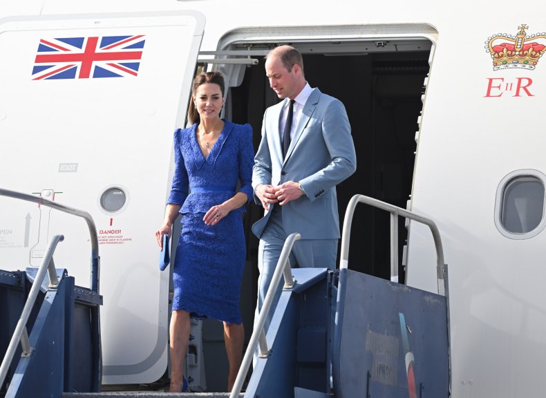 William and Kate arrive in Belize