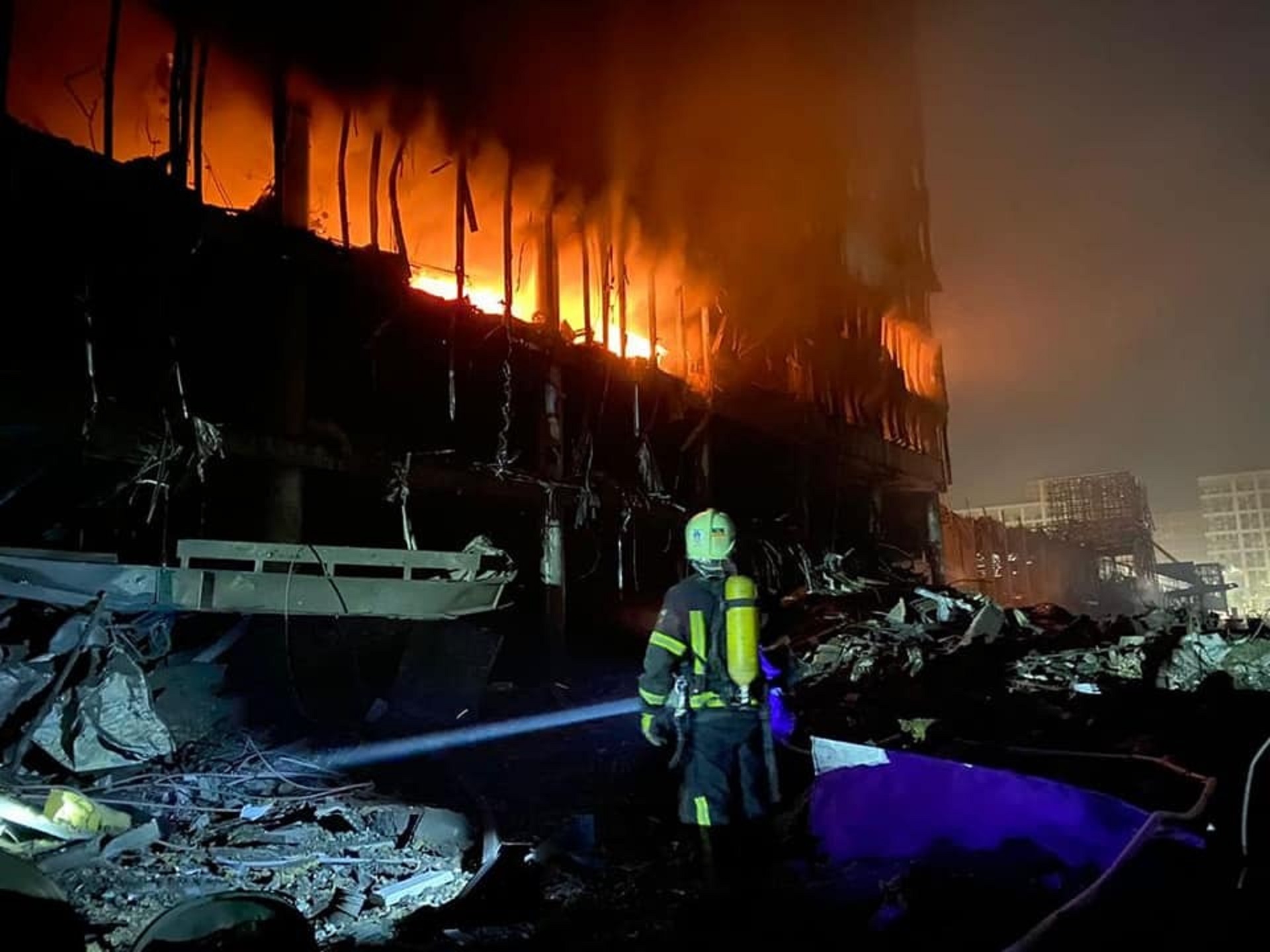 Shopping Center in Kyiv bombed