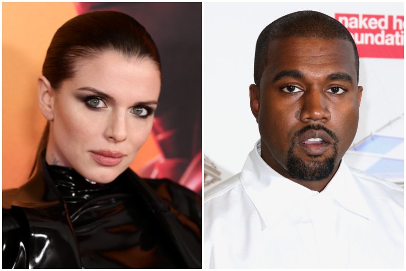 Julia Fox and Kanye West