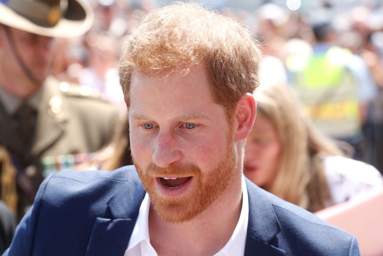 Prince Harry Meets Crowds in Australia
