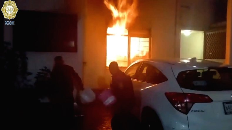 Fire at mayor's office in Mexico