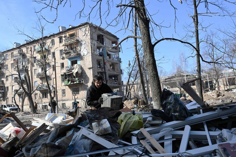 Ukrainian rubble