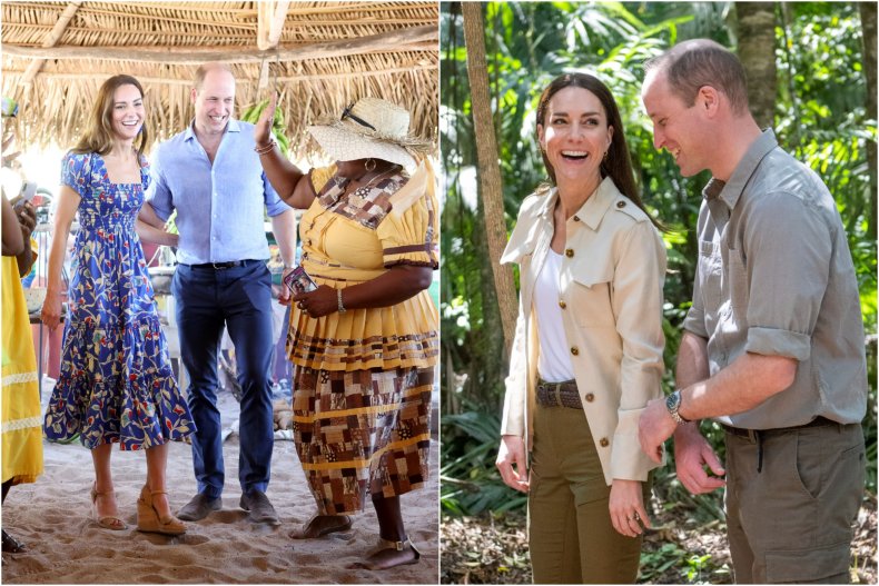 William and Kate Belize PDA